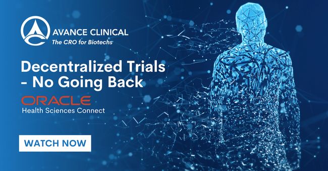 Avance Clinical Invited to Present Decentralized Trials - No Going Back for Oracle Health Sciences Connect