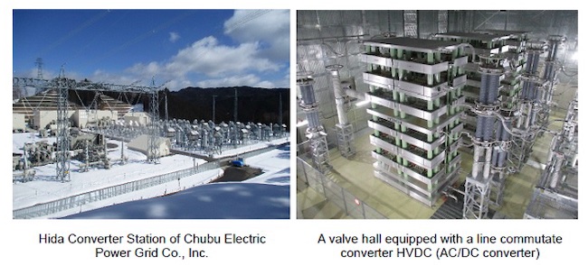 Completion of Chubu Electric Power Grid Hida Converter Station Equipped with Hitachi's Frequency Converters