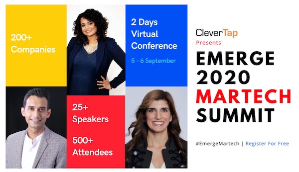 Clavent's Emerge 2020 Martech Summit Goes Virtual, powered by CleverTap