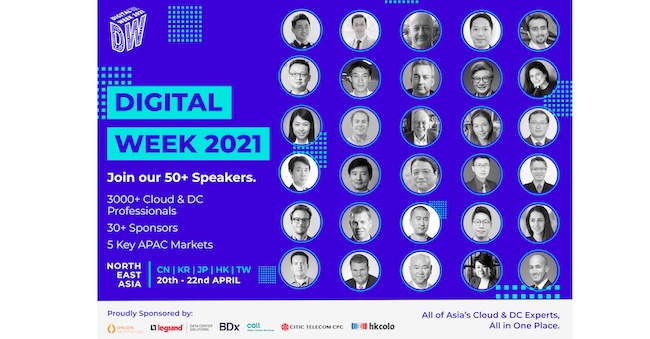 Join Asia's top Cloud and Cybersecurity Experts as they discuss Industry 4.0 developments at Digital Week, 20-22 April 2021