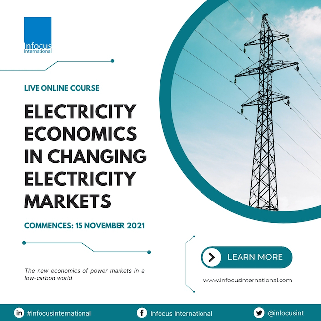 Infocus International Announces Online Masterclass on Electricity Economics