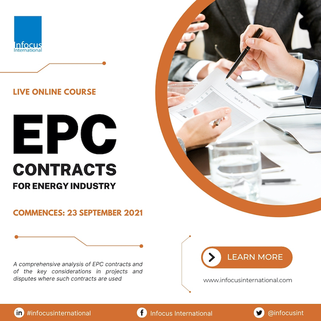 EPC Contracts for Energy Industry Online Masterclass is Now Back by Popular Demand