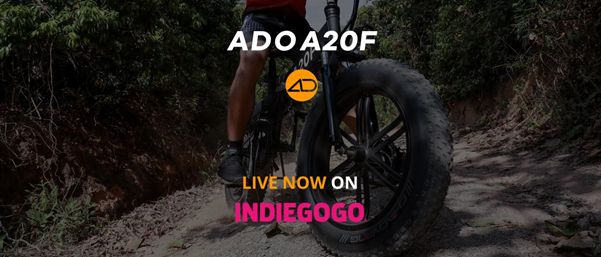 Cross Your City, ADO Debuts A20F Ebike with Fat Tire