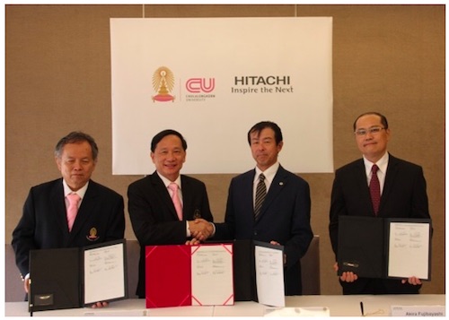 Hitachi and Chulalongkorn University Agree on a Cooperative Relationship for Social Innovation in Thailand