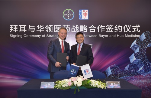 Bayer and Hua Medicine announce commercialization agreement and strategic partnership for investigational first-in-class novel diabetes treatment dorzagliatin in China
