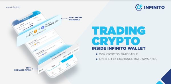 Infinito Unveils Native Exchange Feature for Over 150 Cryptocurrencies on Infinito Wallet