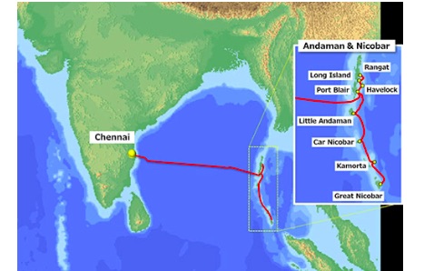NEC Completes Submarine Cable System for BSNL Connecting Chennai, India and the Andaman Nicobar Islands
