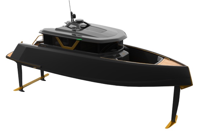 High-Tech Boat Building Startup Navier Aims High with First U.S. Foiling Electric Powerboat