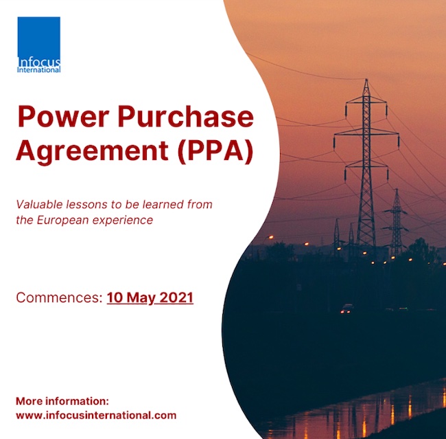 Live Online Masterclass: Power Purchase Agreement