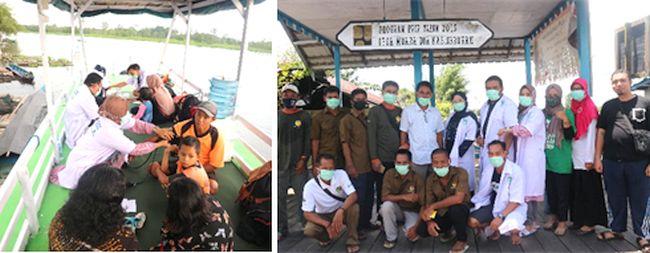 Rimba Raya Floating Clinic Supplying Health Care to the Community along the Seruyan River