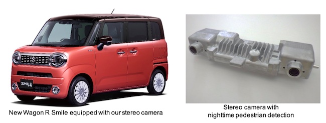 Stereo Camera Adopted in Suzuki's New Wagon R Smile