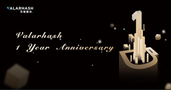 Valarhash Announces First Anniversary with Annual Highlights