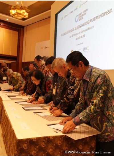 Eight National Banks and WWF-Indonesia Launch the 'Indonesia Sustainable Finance Initiative' (ISFI)