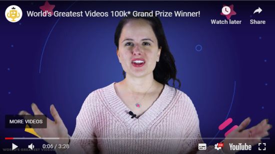 World's Greatest Videos(TM) Announces $100,000 2019 Grand Prize Winner