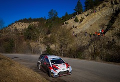 The Toyota Yaris WRC Takes on the Twisting Turns of Corsica