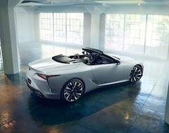 Lexus LC Convertible concept Makes World Debut in Detroit