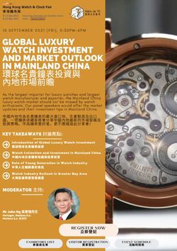 Strong Mainland China demand boosts Swiss watch industry