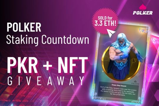 Massive NFT and Token Giveaway from Polker as Staking is Announced