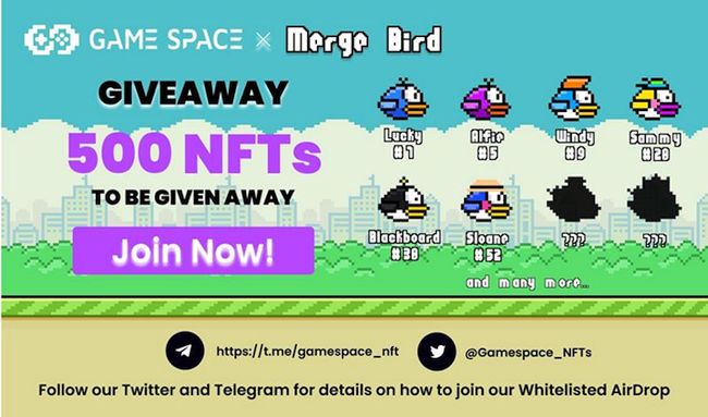 Game Space Releases Merge Bird on Its GameFi-as-a-Service (GaaS) Platform