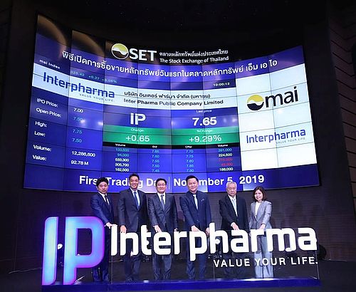 Interpharma (SET: IP) opens on MAI, targets becoming Top Healthcare and Wellness Brand