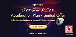 BitDeer.com Announces the Return of the S19 Pro & S19 Plans