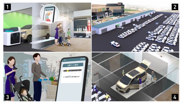 MHI Group to Begin Demonstration Testing of Automated Valet Parking System Using AGV Robots at Outlet Mall in Chiba