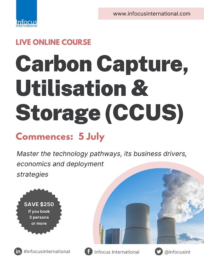 Infocus International brings back Carbon Capture, Utilisation and Storage (CCUS) masterclass