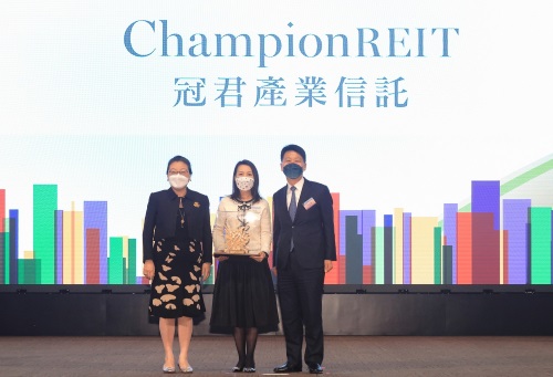 Champion REIT Earns Renowned Accolades Crowns the Sustainability Grand Award for Outstanding ESG Performance