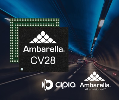 Cipia与安霸扩大合作，将Driver Sense DMS集成至安霸CV28 SoC
