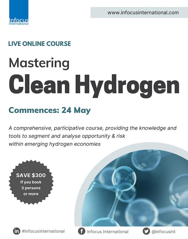 Join the Highly Recommended Clean Hydrogen Masterclass by Infocus International