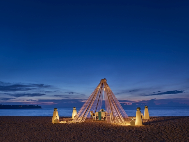 The exclusive Amore Dinner for two at Dusit Thani Laguna Phuket