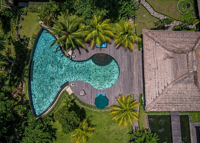 Permata Ayung Estate - Swimming pool (Ubud, Bali, Indonesia)