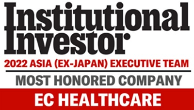 EC Healthcare Received "Institutional Investor" 2022 Multiple Awards in All-Asia Executive Team Rankings