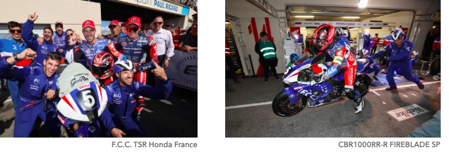 F.C.C. TSR Honda France Fights Back to Win Second FIM Endurance World Championship Title