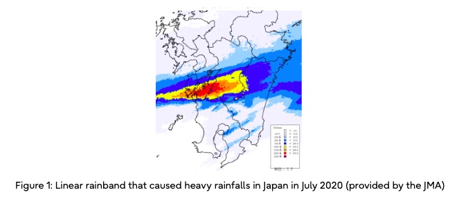 Fujitsu provides supercomputer system to the Japan Meteorological Agency for forecasting of linear rainbands and torrential rains