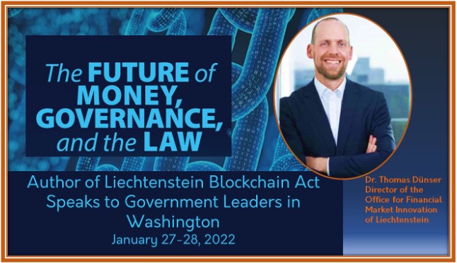 Co-Author of Liechtenstein Blockchain Act Speaks to Government Leaders in Washington