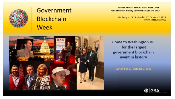 Government Blockchain Week is Coming to Washington DC