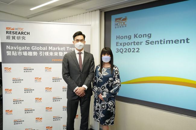 HKTDC Export Index 3Q22: Exporter confidence continues to improve