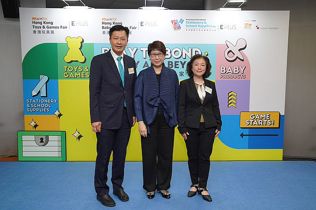 Hong Kong Toys & Games Fair, Baby Products Fair and Stationery & School Supplies Fair open next Monday