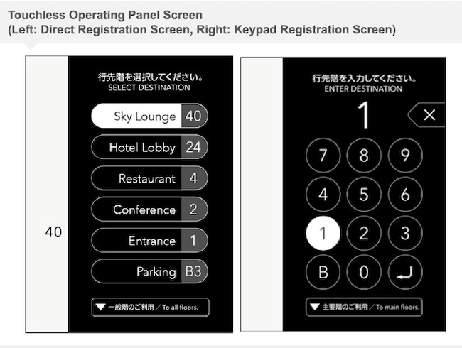 Hitachi Develops a Touchless Operating Panel Establishing an Elevator Without Physical Floor Buttons that Allows Users to Experience a Completely New Sensation