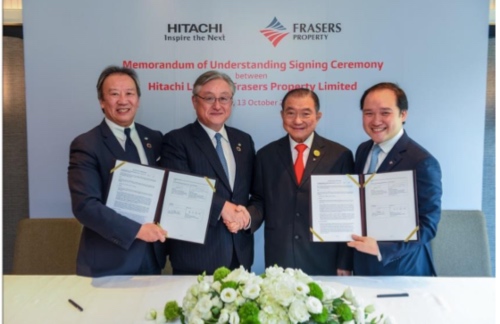 Hitachi and Frasers Property Sign S$100 Million MOU to Drive Digital Transformation in the Real Estate Industry in Asia Pacific