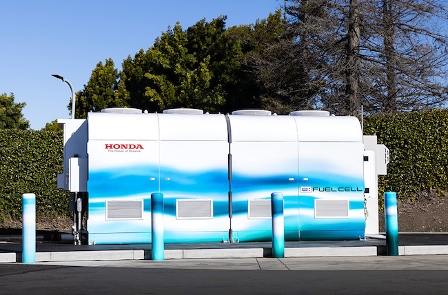 Honda's Zero Emission Stationary Fuel Cell Provides Back Up Power to a Data Center