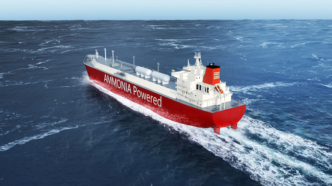 Mitsubishi Shipbuilding to Commence Development of Large-size Ammonia Carrier Fueled by Ammonia