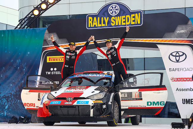 First and Third for TOYOTA GAZOO Racing's Flying Finns on Snow