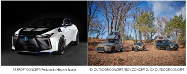 Lexus to Exhibit Customized Models Showcasing Diverse Lifestyles at Tokyo Auto Salon and Tokyo Outdoor Show 2023