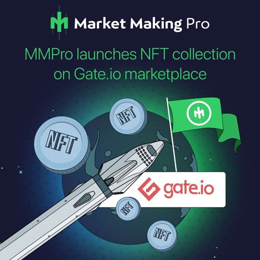 MMPRO、Gate.ioと共同で、NFTをスタートアップパネルツールとして利用するユニークな方法を実施