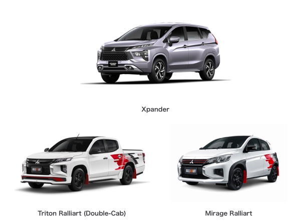 Mitsubishi Motors Launches Three Models in Thailand - The New Xpander, Triton Ralliart and Mirage Ralliart