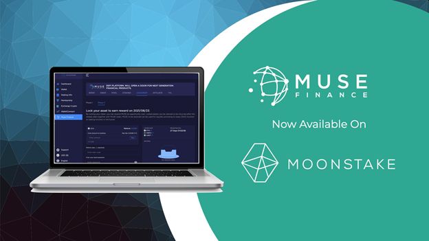 Moonstake Integrates Muse Finance for MUSE Lockdrop and Advanced DeFi Connectivity