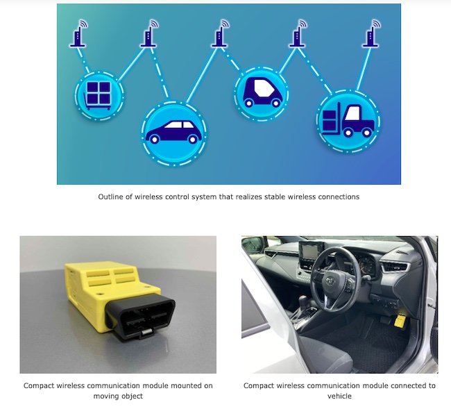 NEC and Toyota Technical Development Develop Stable Wireless Control System for Cars and other Moving Objects in Factories