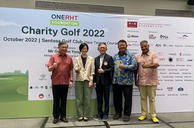 ONERHT Foundation's charity golf event raises more than S$500,000 for disadvantaged groups